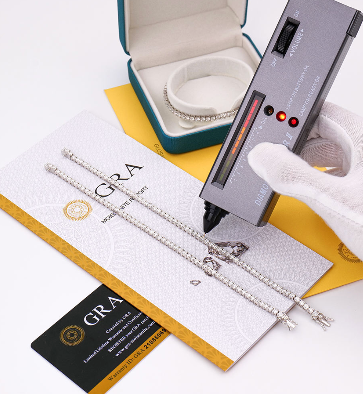 Tennis Moissinite Diamond Bracelet