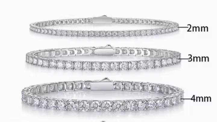 Tennis Moissinite Diamond Bracelet